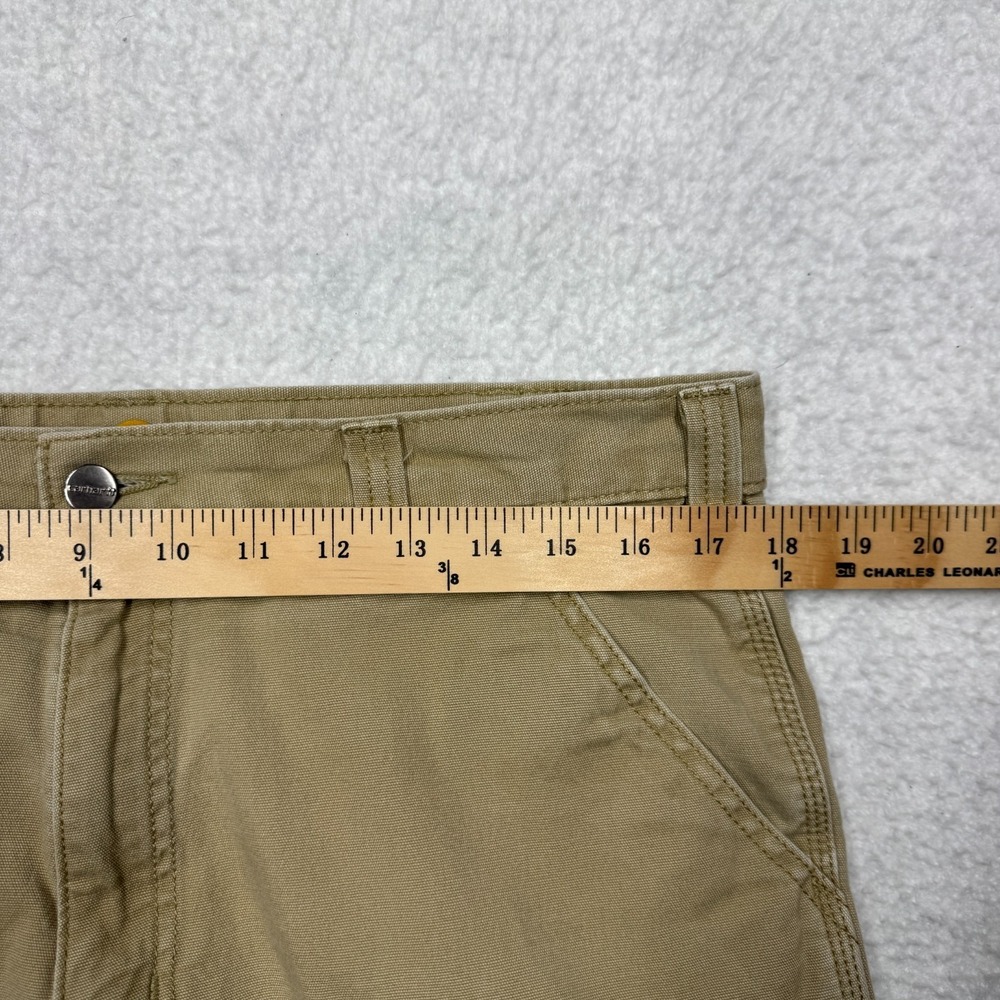 Carhartt Relaxed‎ Fit Khaki Work Pants Workwear Jeans Men's Size 36x30 - Picture 5 of 12